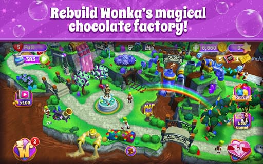 Wonka's World of Candy Match 3 screenshot 1 - screenshot