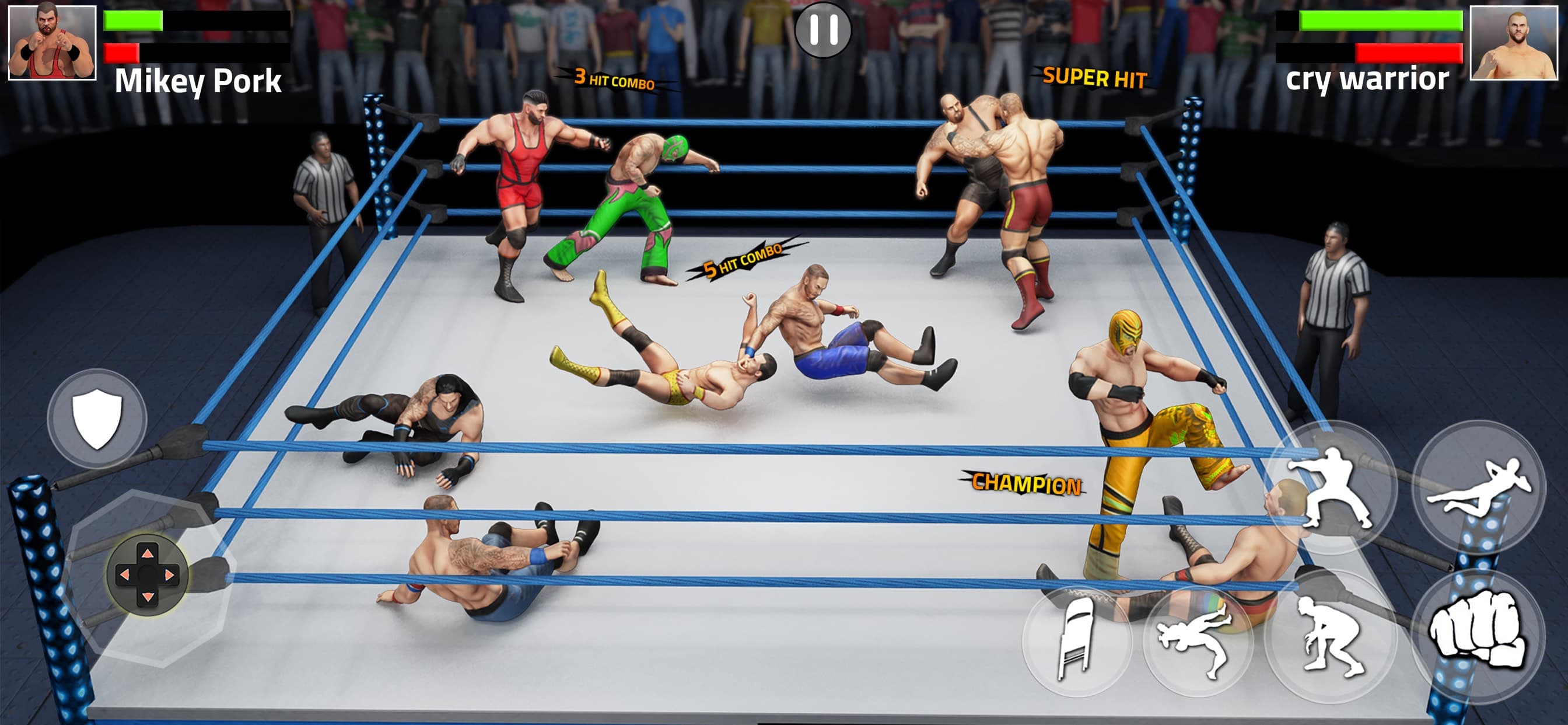 Real Wrestling : Fighting Game screenshot 3 - screenshot