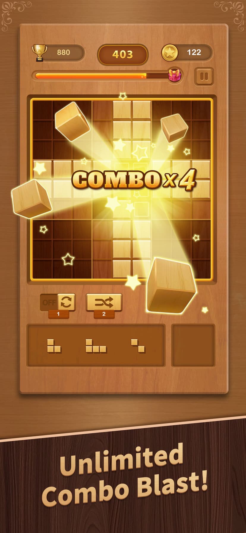 Wood Block Puzzle - Block Game screenshot 3 - screenshot