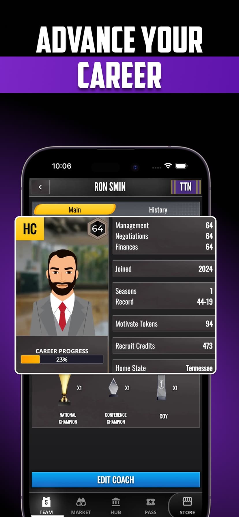 ULT College Basketball Coach screenshot 6 - screenshot