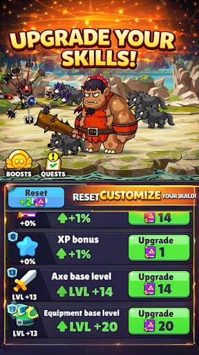 Axe Adventure: Merge RPG screenshot 4 - screenshot