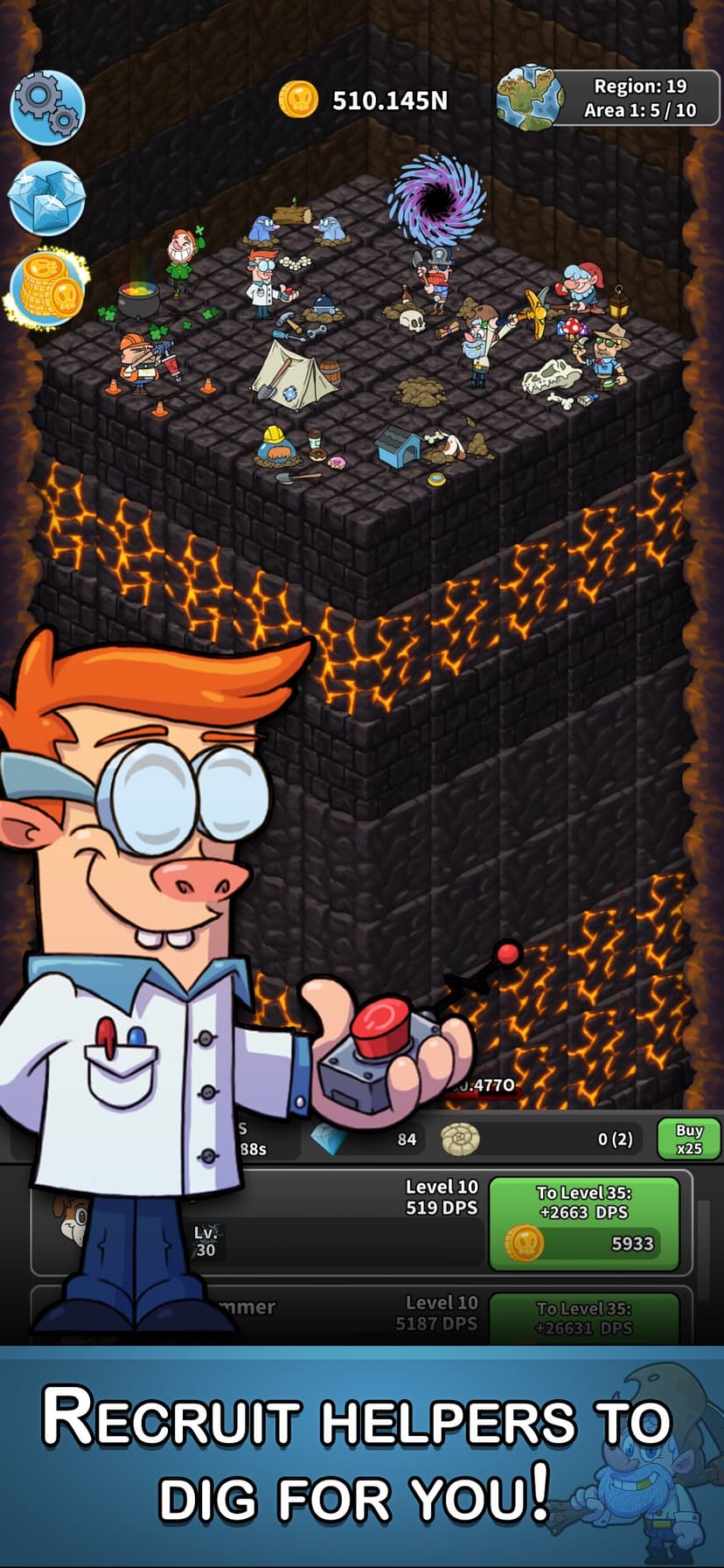 Tap Tap Dig - Idle Clicker screenshot 3 - screenshot