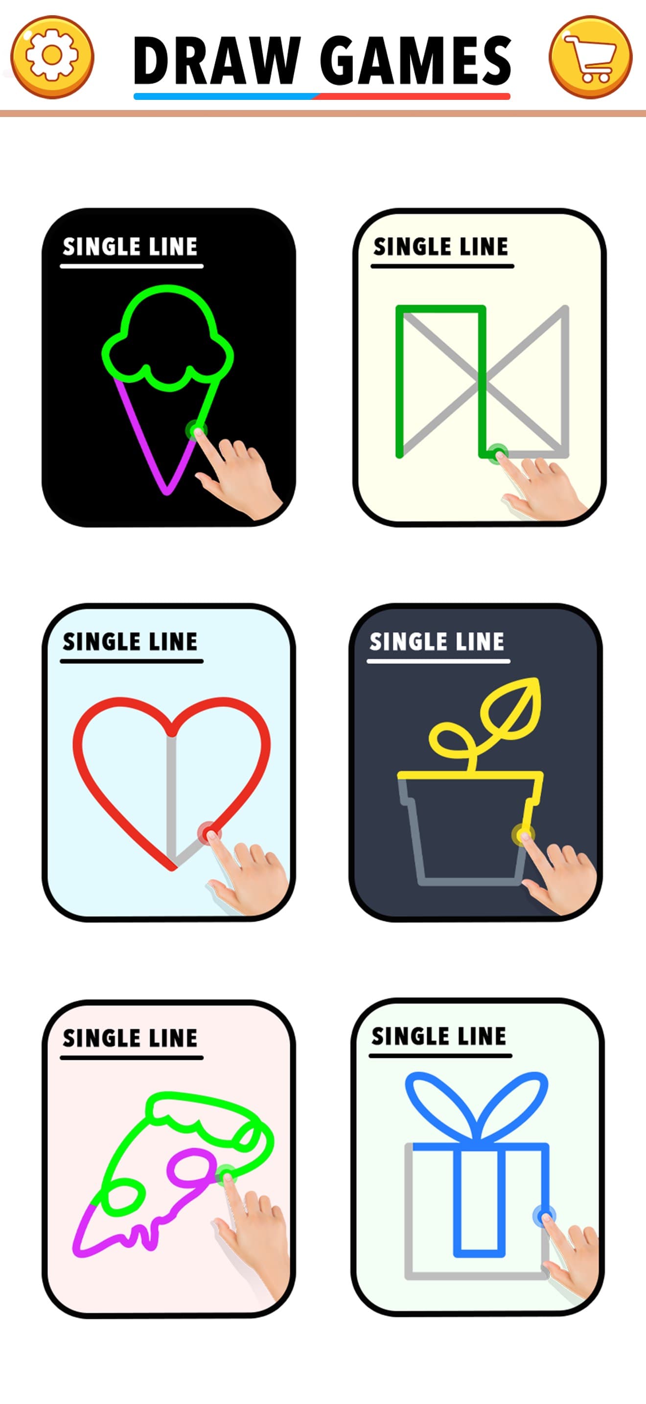 Single Line Draw: Mini Games screenshot 3 - screenshot