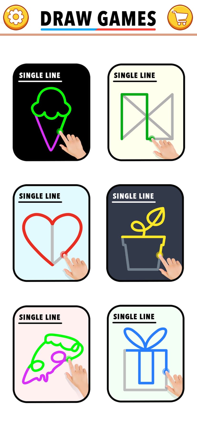 Single Line Draw: Mini Games screenshot 3 - screenshot
