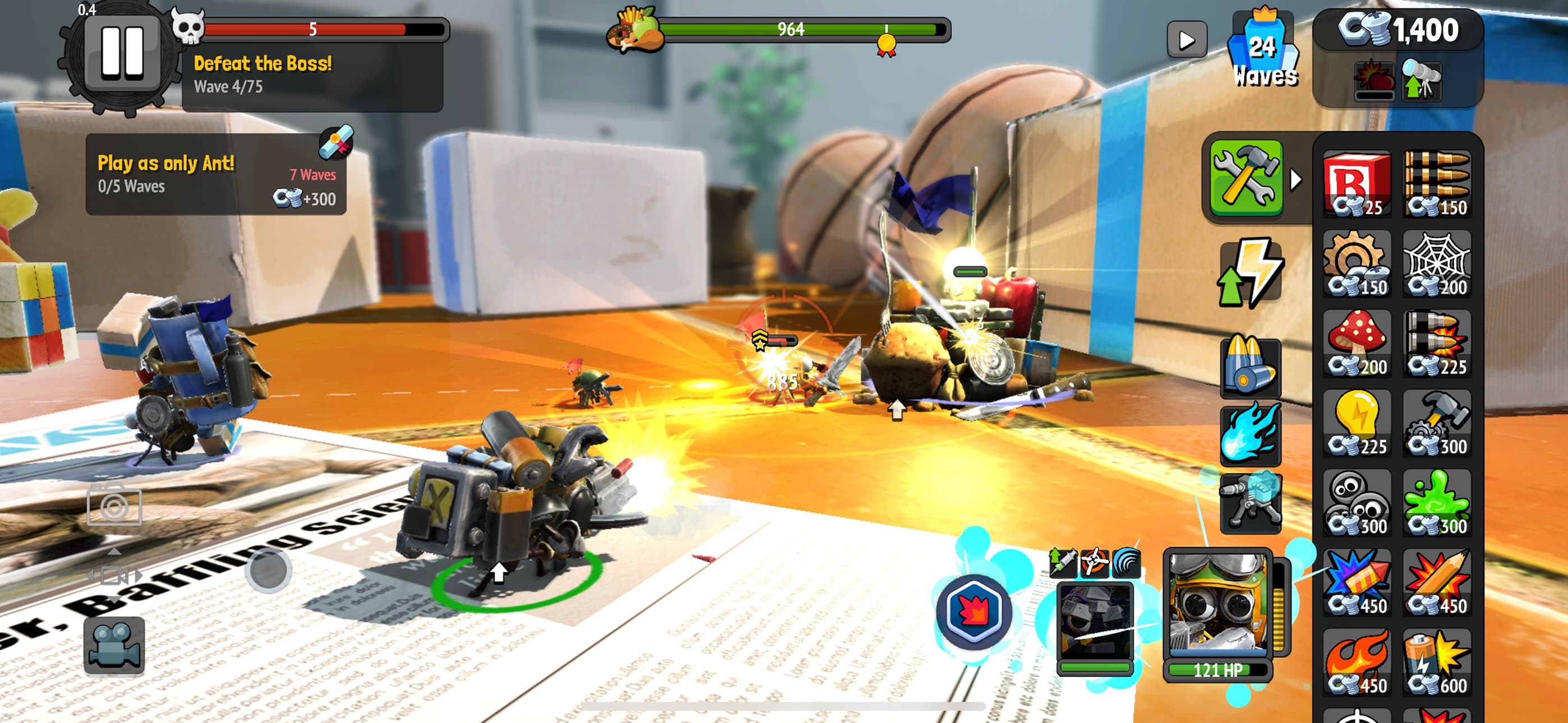 Bug Heroes: Tower Defense screenshot 1 - screenshot