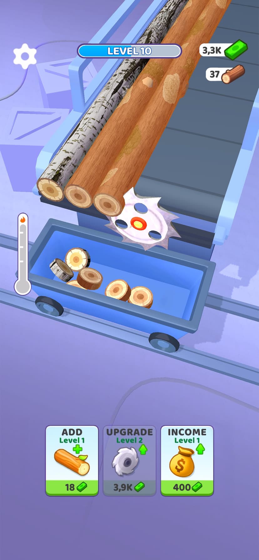 Idle Cutter: Wood Slice screenshot 1 - screenshot