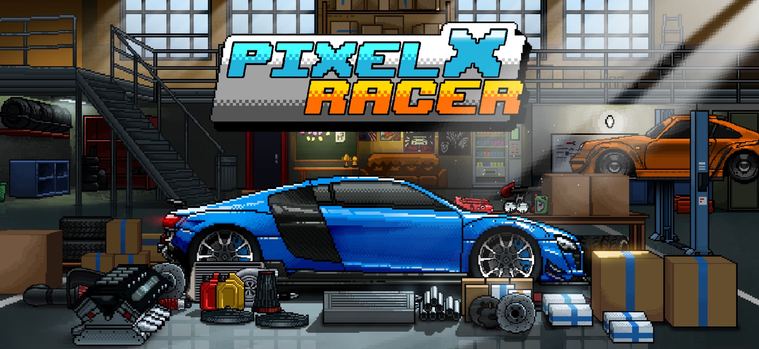 Pixel X Racer: Retro Drag Race screenshot 1 - screenshot