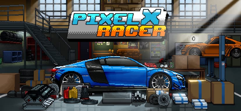 Pixel X Racer: Retro Drag Race screenshot 1 - screenshot