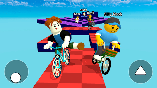 Obby bike: Parkour Adventure screenshot 4 - screenshot