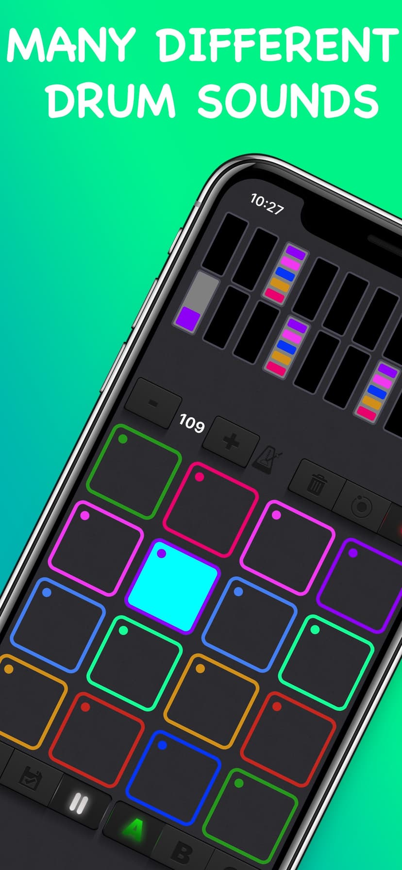 Drum & Rhythm Pad - Beat Maker screenshot 1 - screenshot