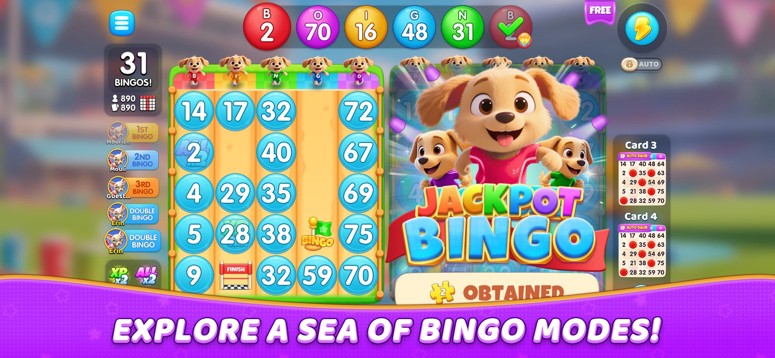 Bingo Coastia-Decor Bingo Game screenshot 3 - screenshot