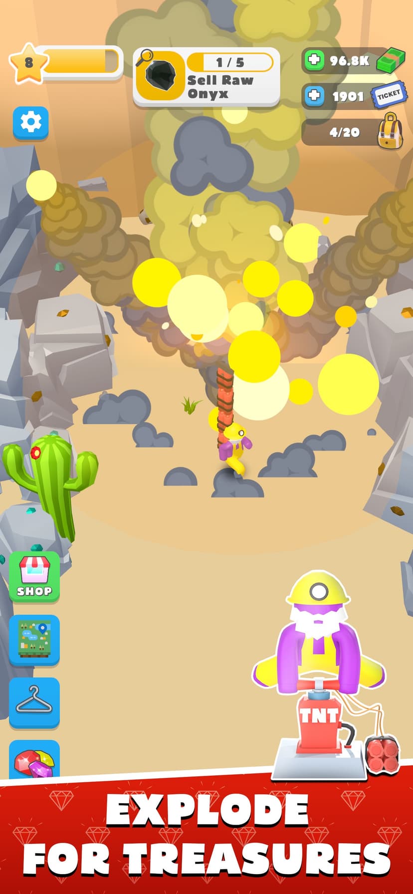 Miner Tycoon :  Big Dynamite screenshot 1 - screenshot