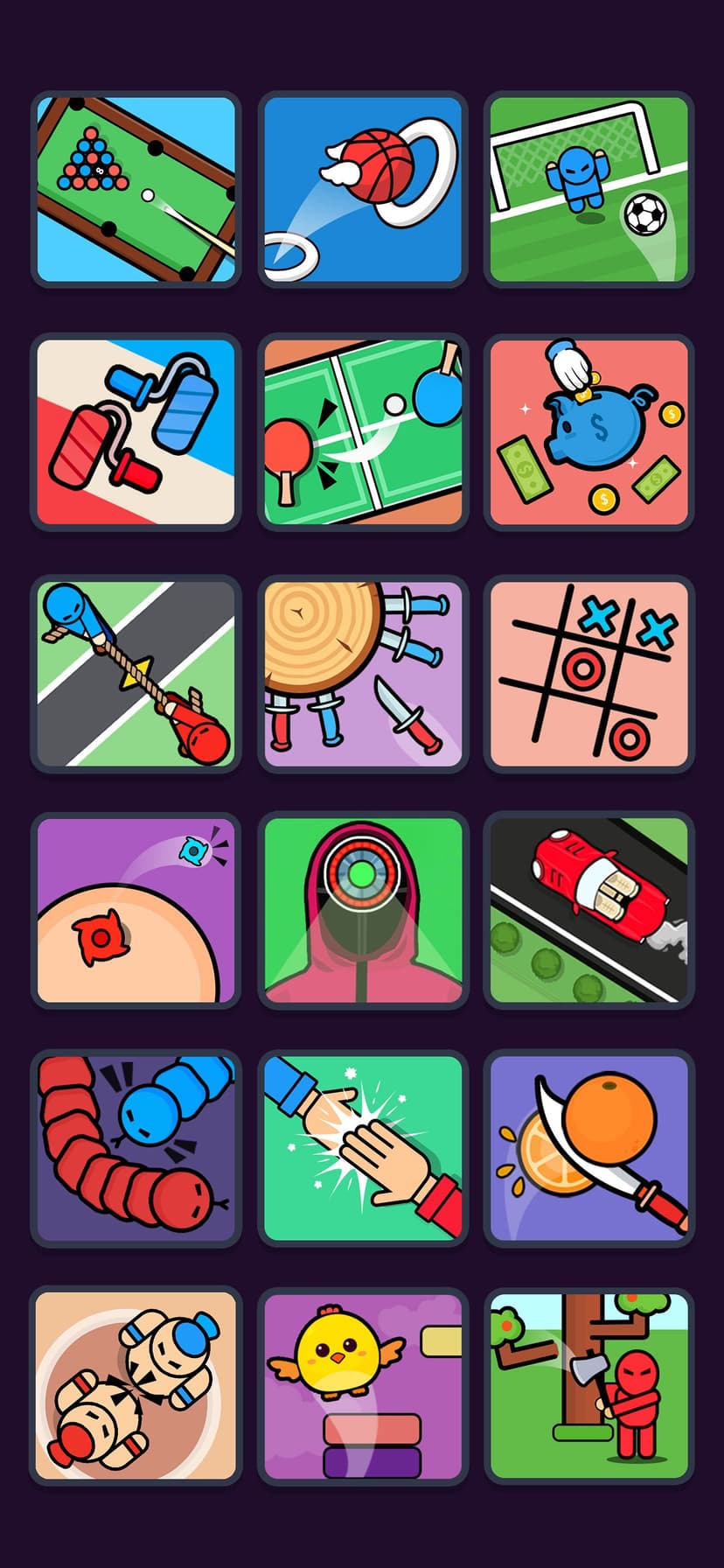 Two Player Game: 1v1 Challenge screenshot 1 - screenshot