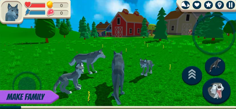Wolf Simulator: Wild Animals screenshot 3 - screenshot