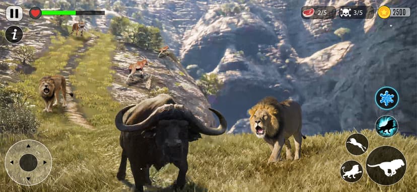 Lion Simulator Animal Survival screenshot 1 - screenshot