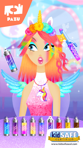 Girls Hair Salon Unicorn screenshot 1 - screenshot
