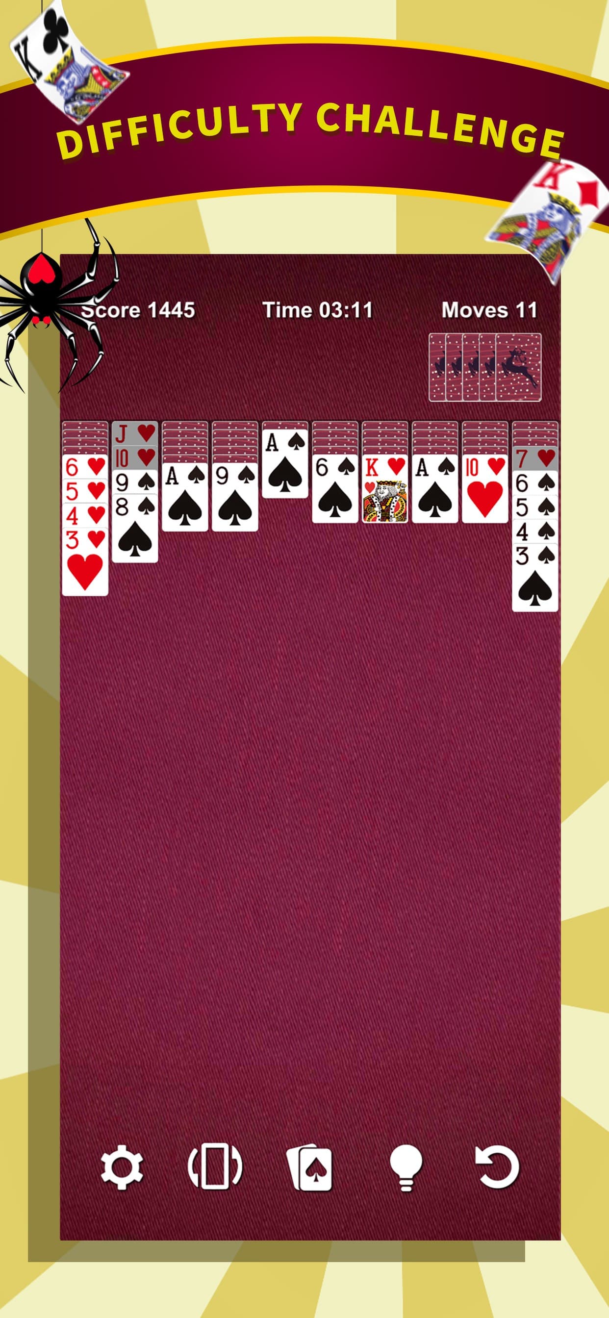 Spider Solitaire * Card Game screenshot 2 - screenshot