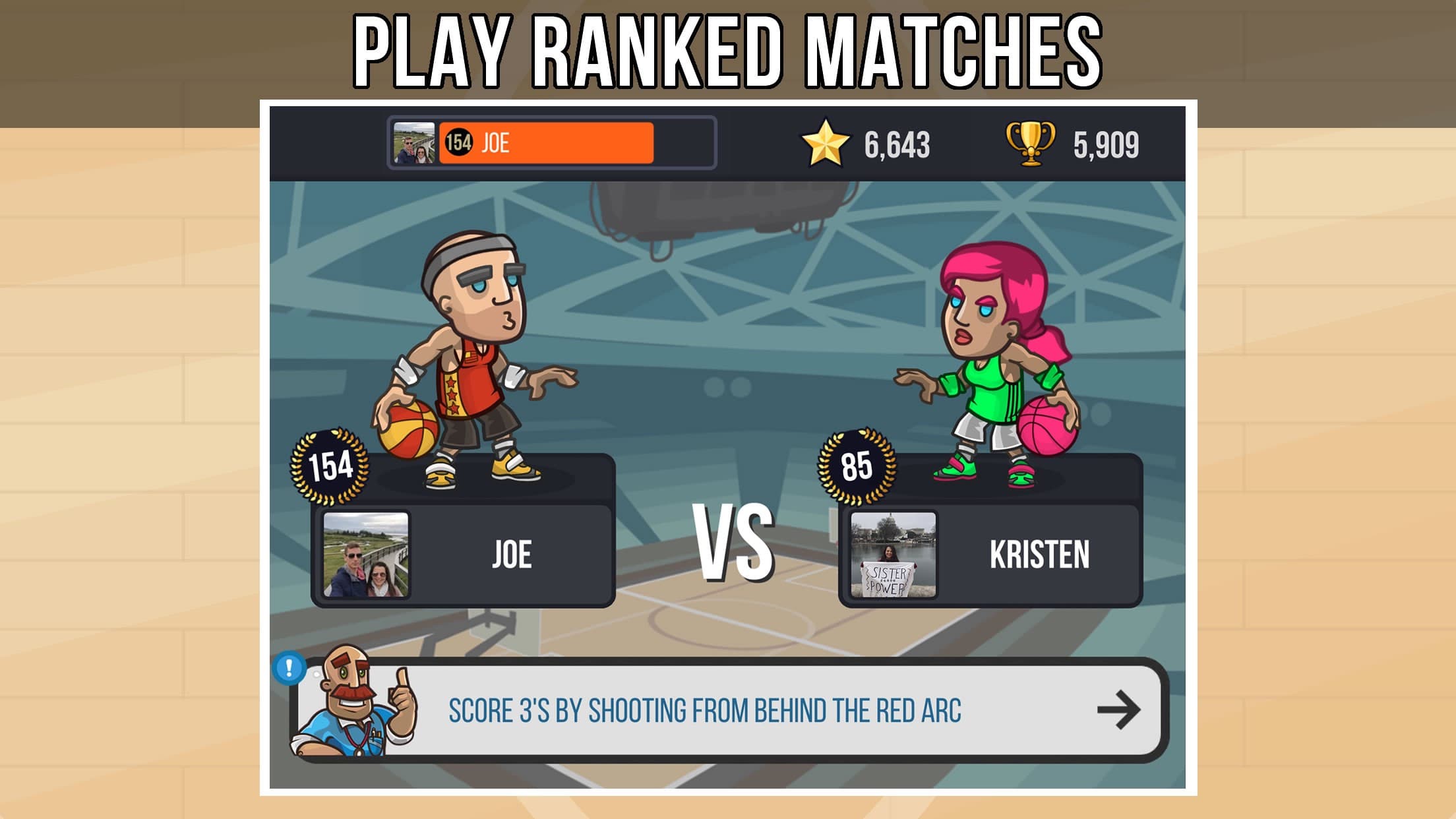 Basketball PVP screenshot 2 - screenshot