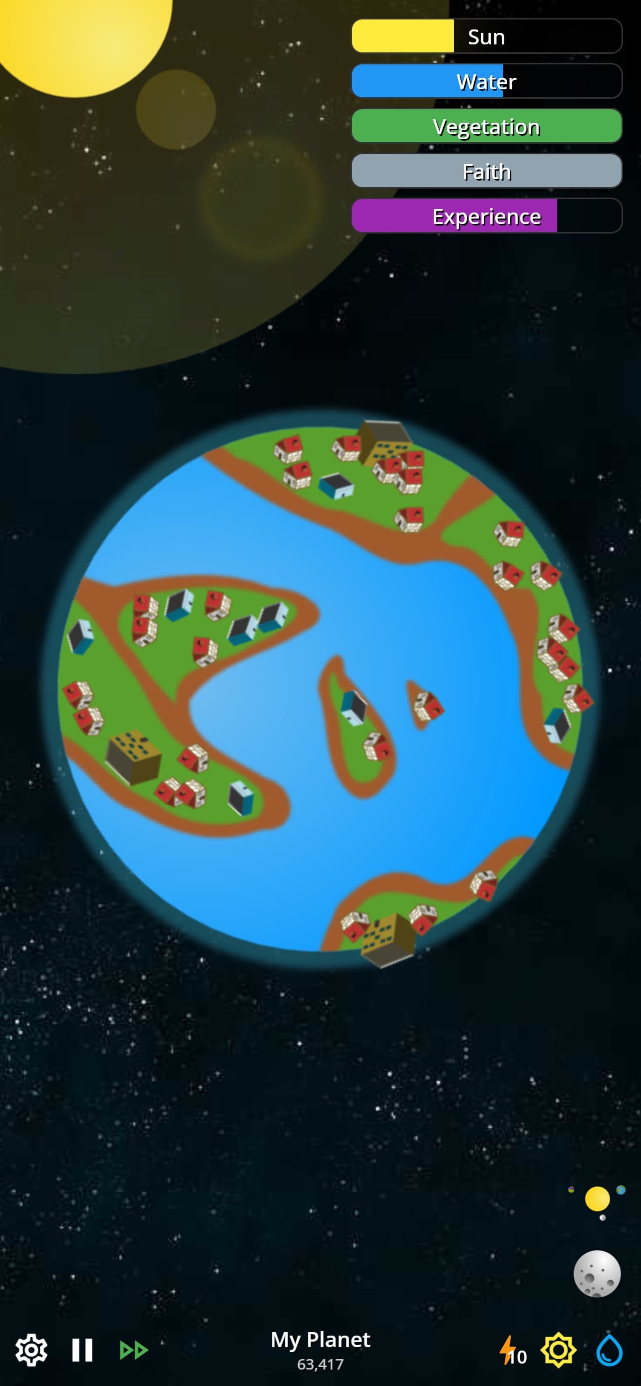 My Planet Simulation screenshot 1 - screenshot
