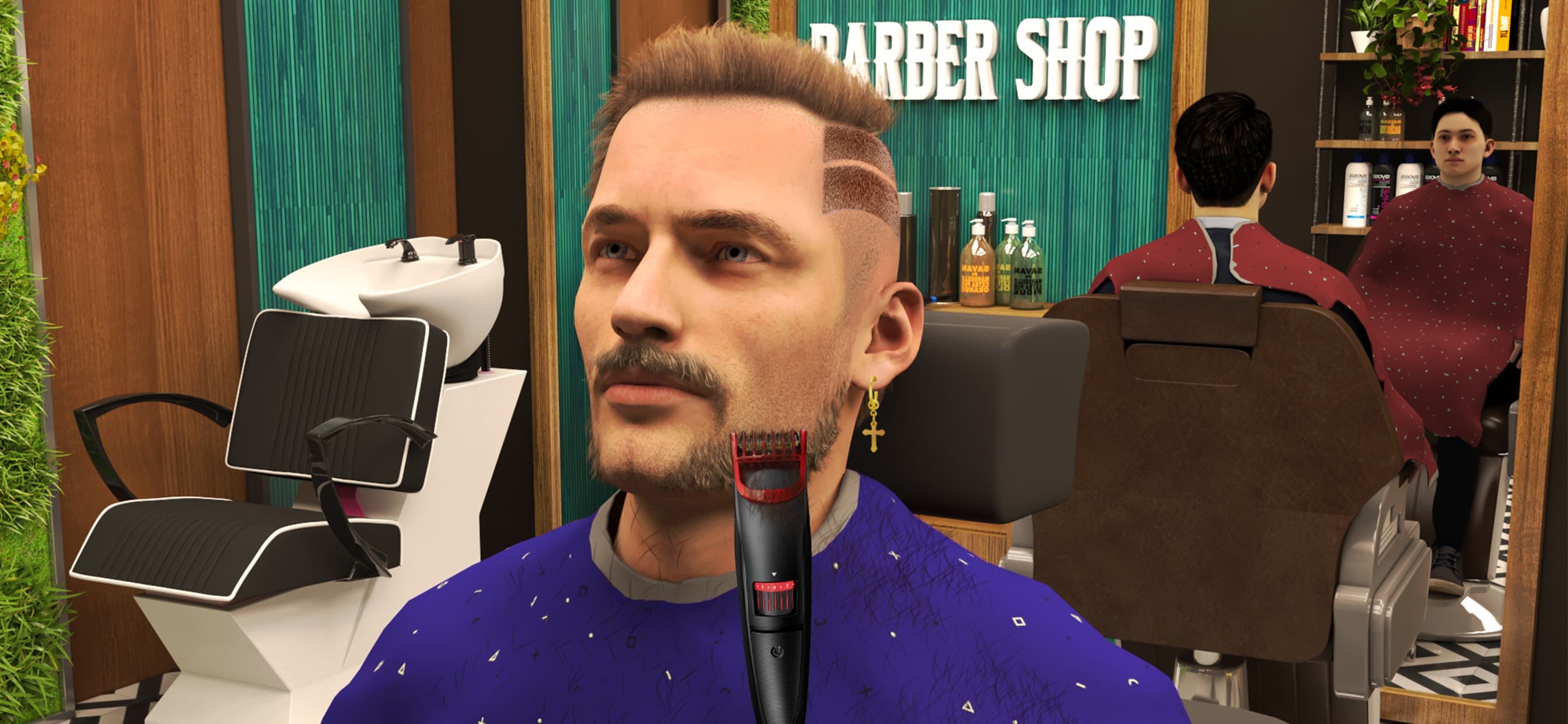 Barber Shop Hair Cut Sim Games screenshot 1 - screenshot