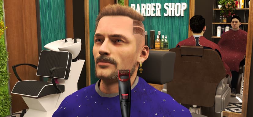 Barber Shop Hair Cut Sim Games screenshot 1 - screenshot