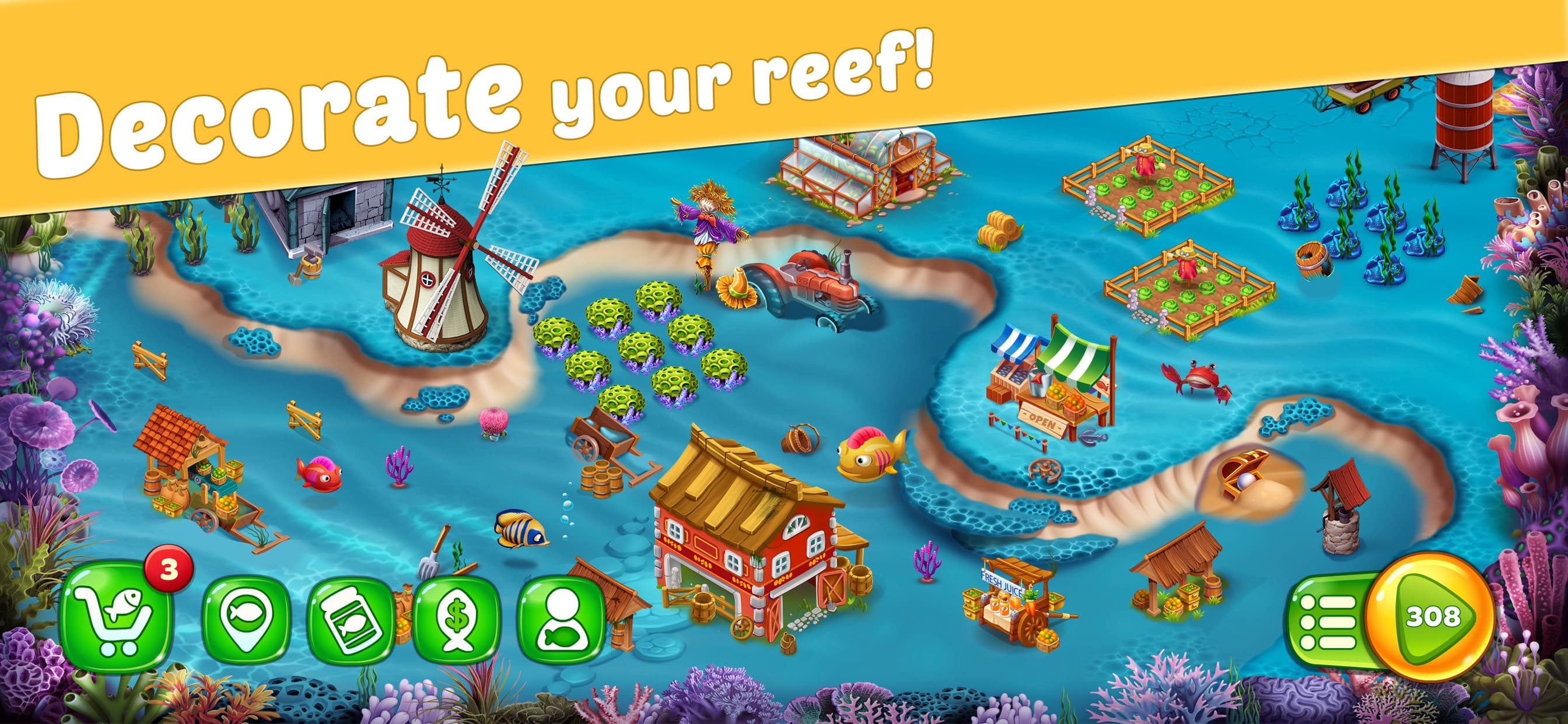 Reef Rescue: Match 3 Adventure screenshot 4 - screenshot