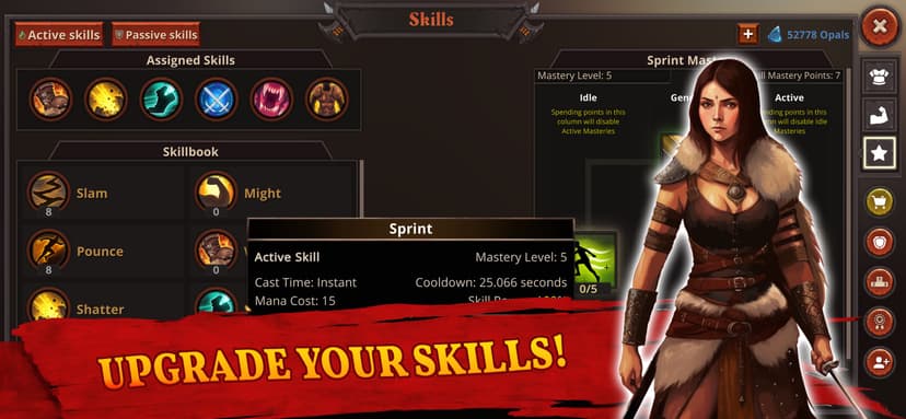 Nordicandia: Semi Idle RPG screenshot 2 - screenshot
