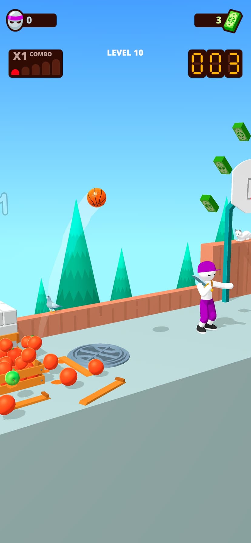 Bounce Dunk - basketball game screenshot 4 - screenshot