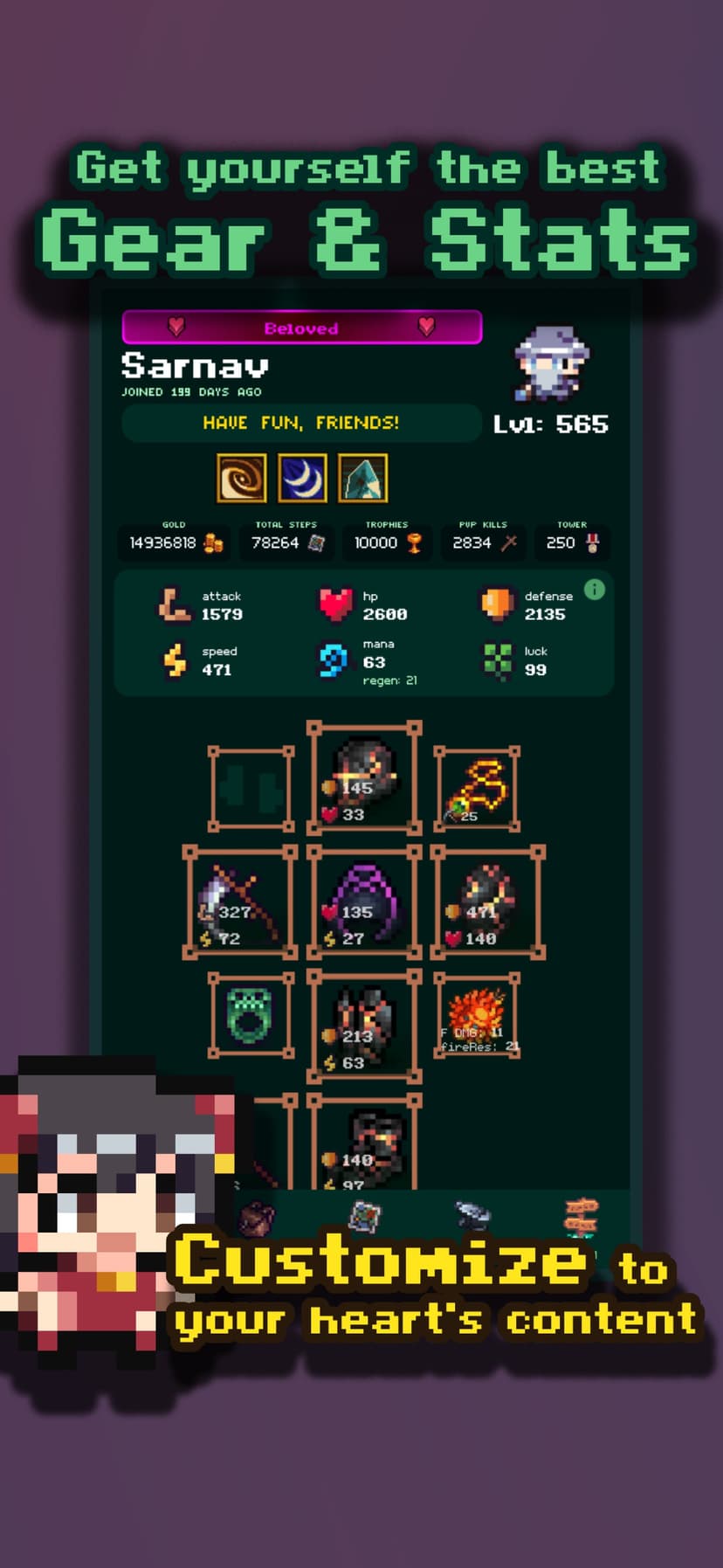 Pixel Odyssey: Simple MMORPG screenshot 3 - screenshot