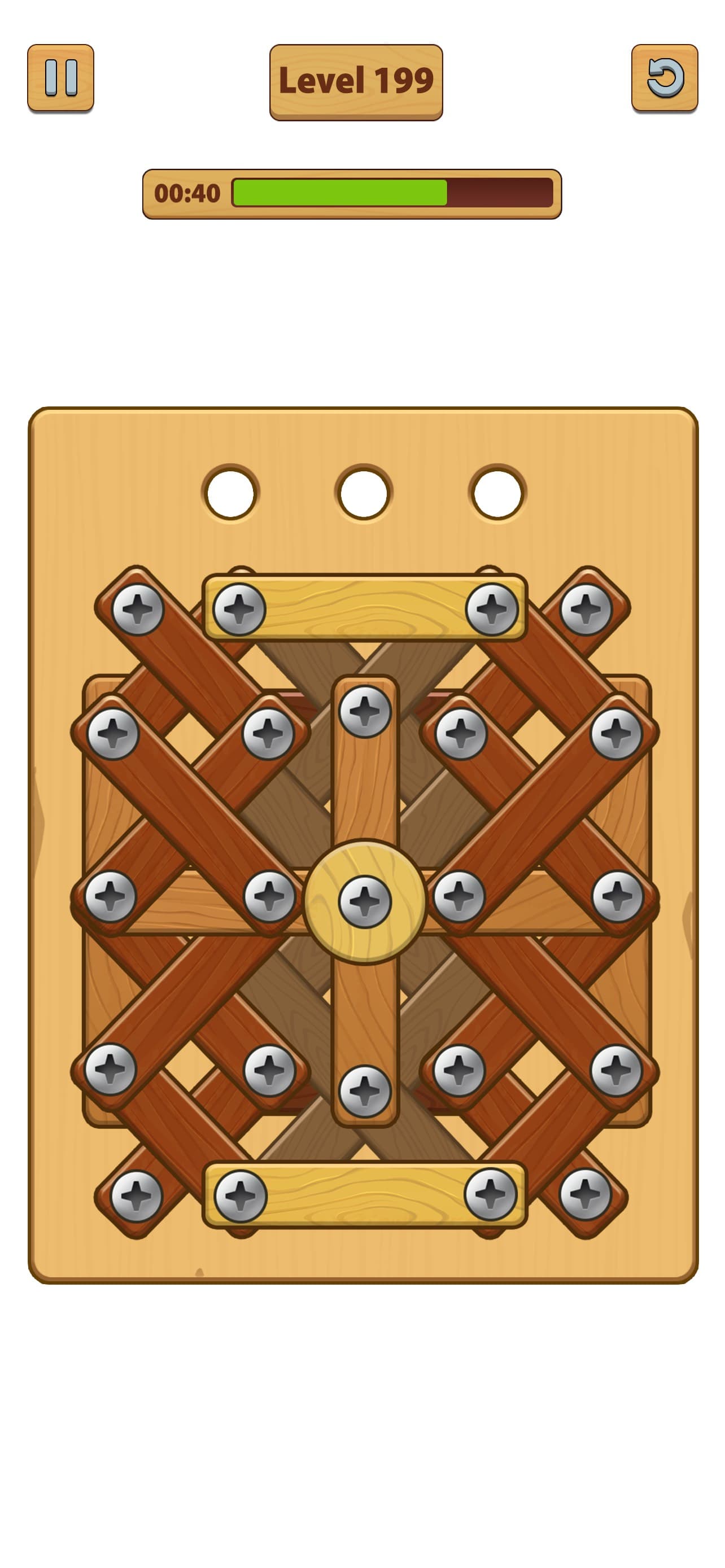 Nuts Bolts ASMR - Wood Nuts screenshot 2 - screenshot