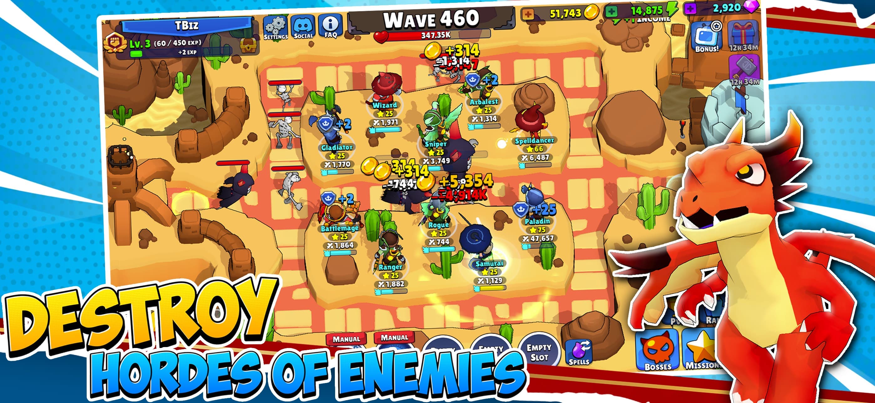 Idle Hero TD Tower Defense RPG screenshot 7 - screenshot
