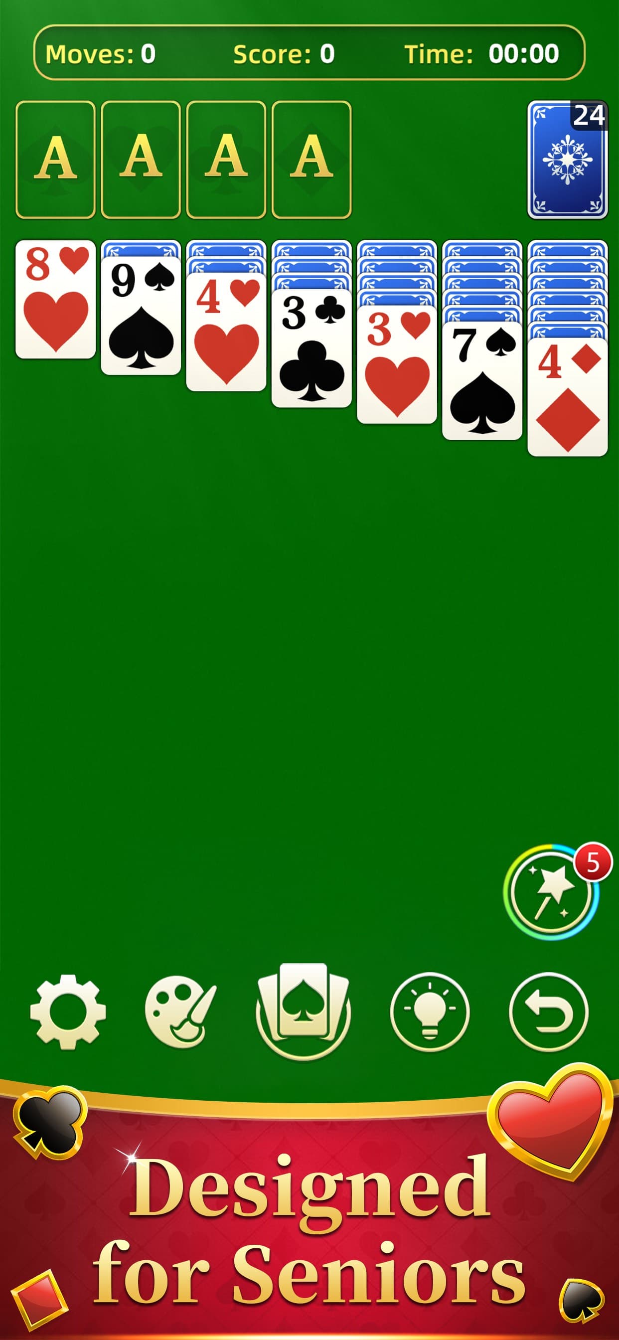 Royal Solitaire: Classic Game screenshot 1 - screenshot