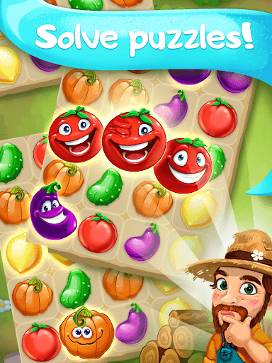 Funny Farm match 3 Puzzle game screenshot 10 - screenshot