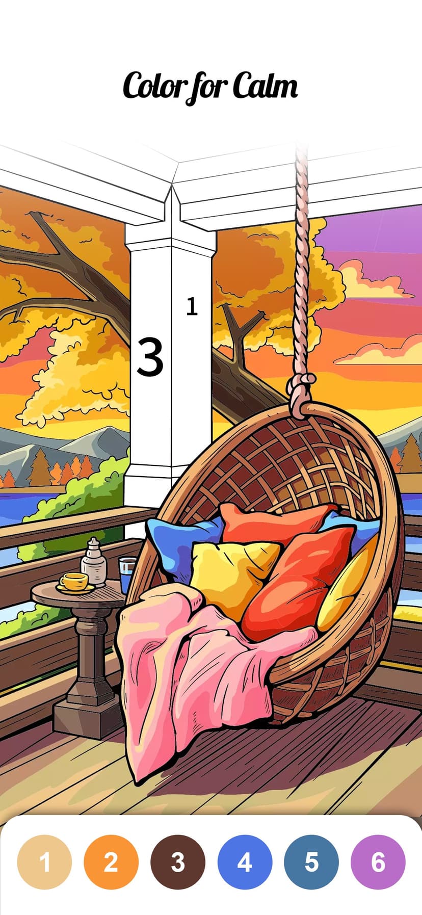 Calm Color-Color By Number screenshot 6 - screenshot