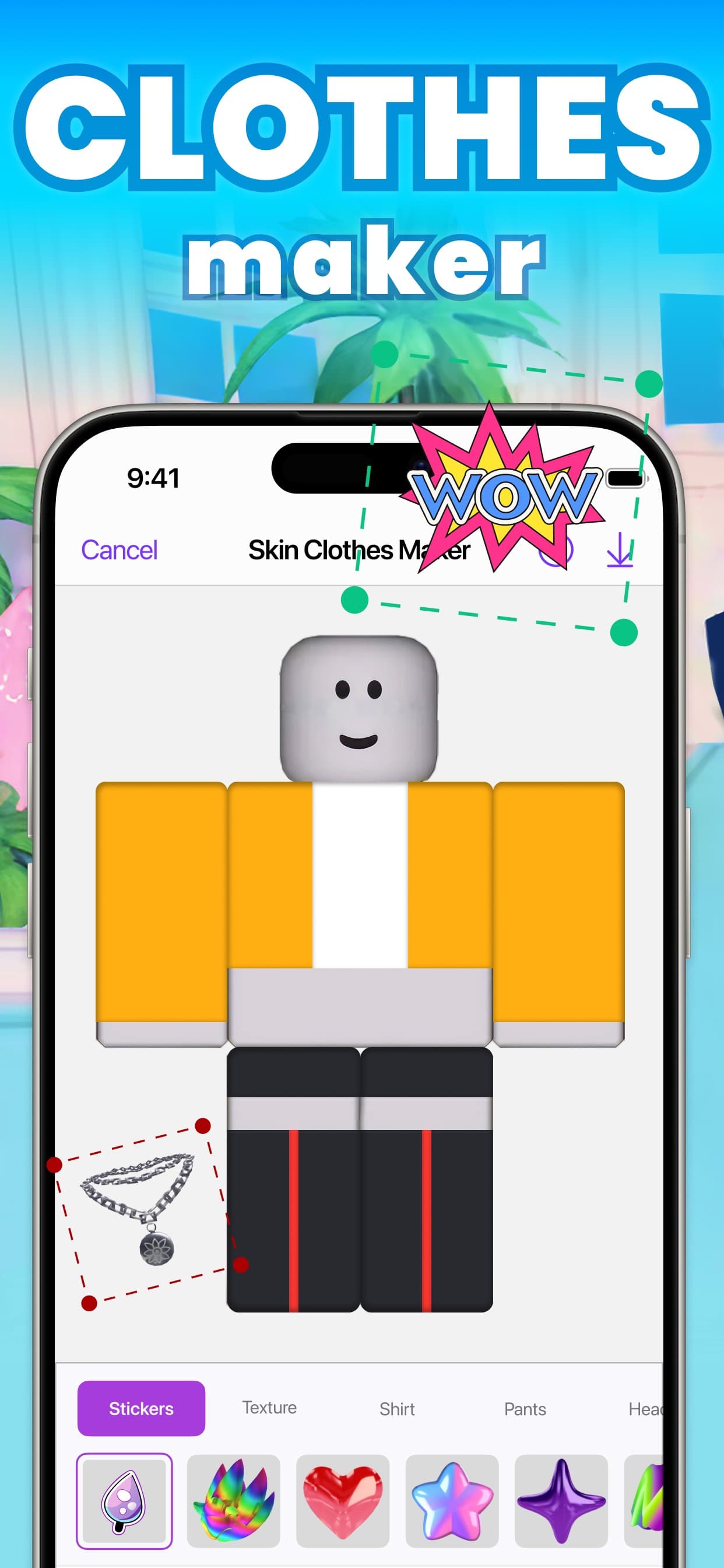 Skins & Avatars Clothes Maker screenshot 3 - screenshot