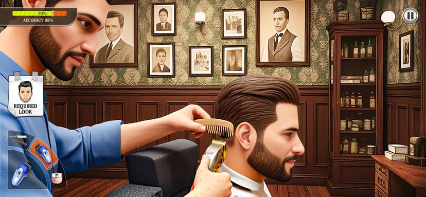 Barber Shop Hair Cut Salon 3D screenshot 4 - screenshot