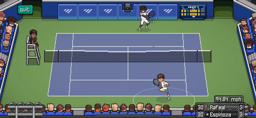 Pixel Pro Tennis screenshot 3 - screenshot