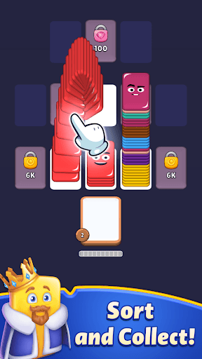 Shuffle Kings－card sort color screenshot 2 - screenshot