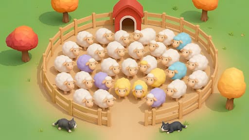 Sheep Dash: Sheep Away screenshot 1 - screenshot