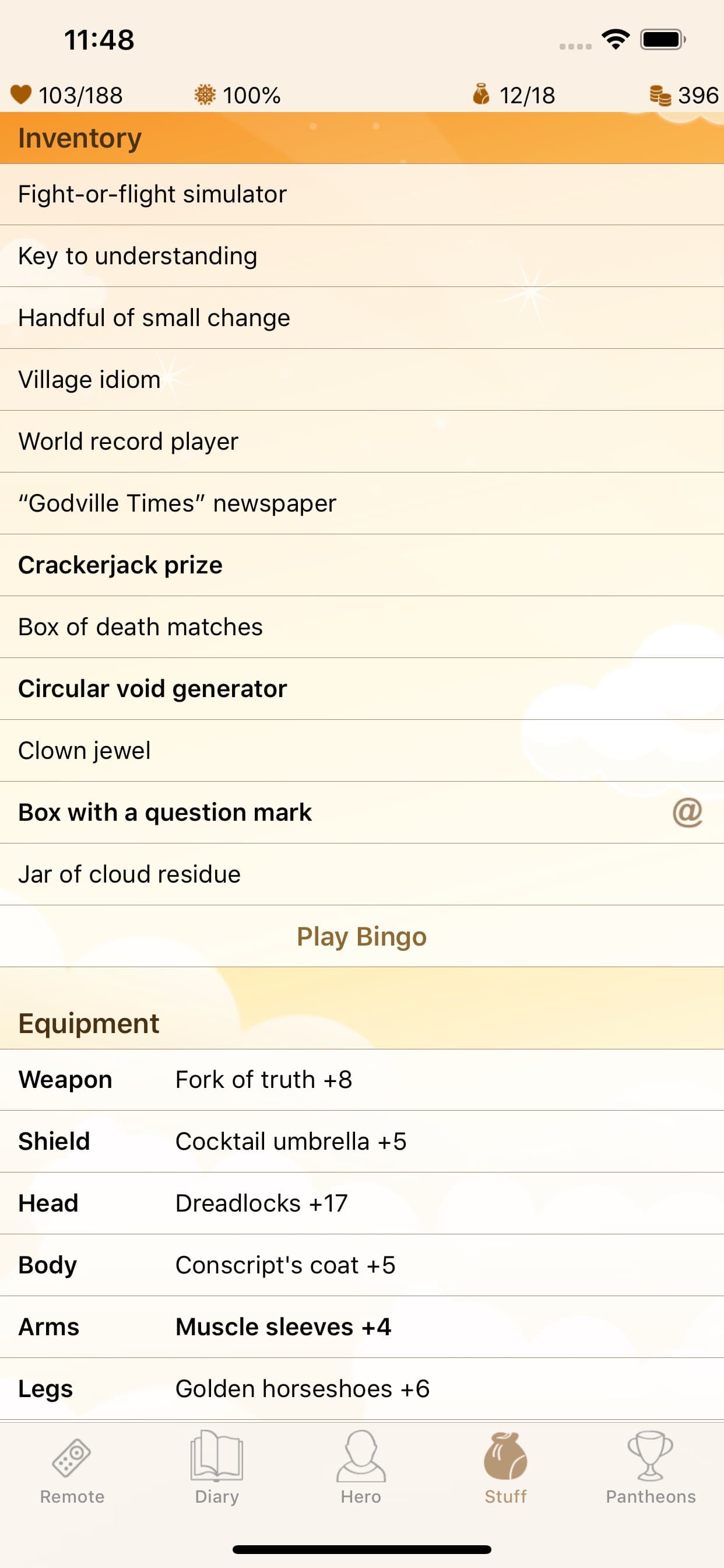 Godville screenshot 3 - screenshot