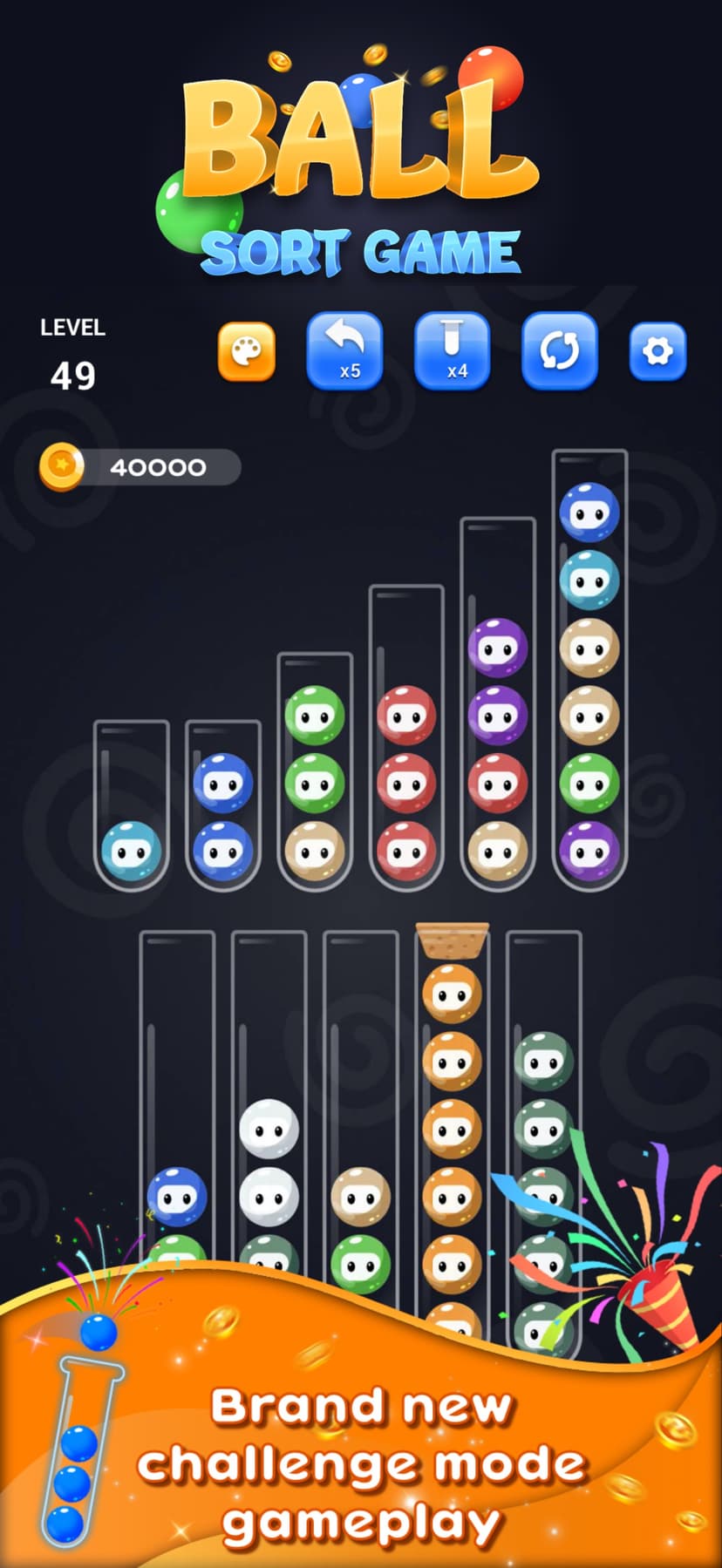 Ball Sort Puzzle Challenger screenshot 1 - screenshot