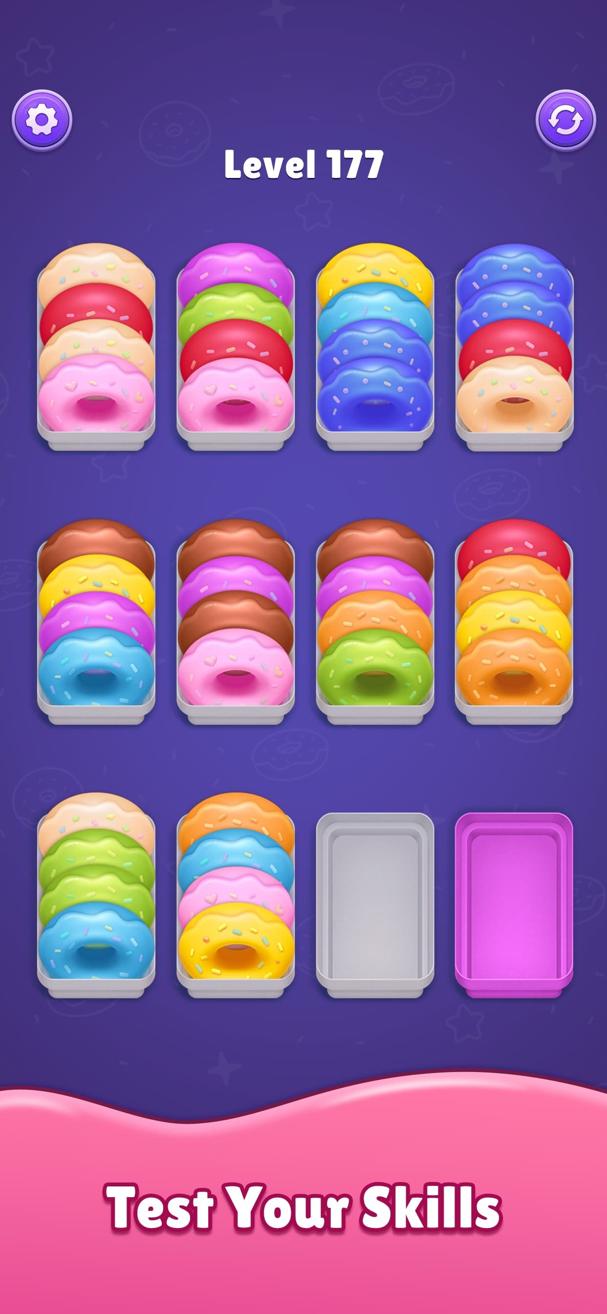 Donut Sort - Puzzle Game screenshot 3 - screenshot