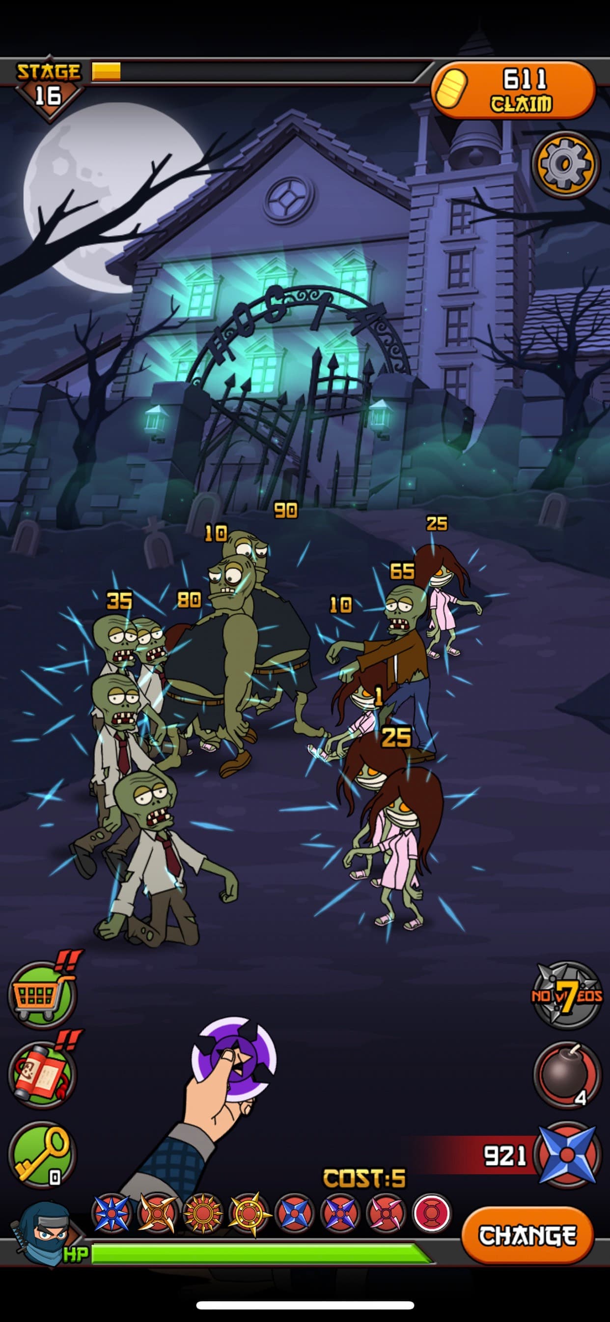 Zombies vs Ninja screenshot 5 - screenshot