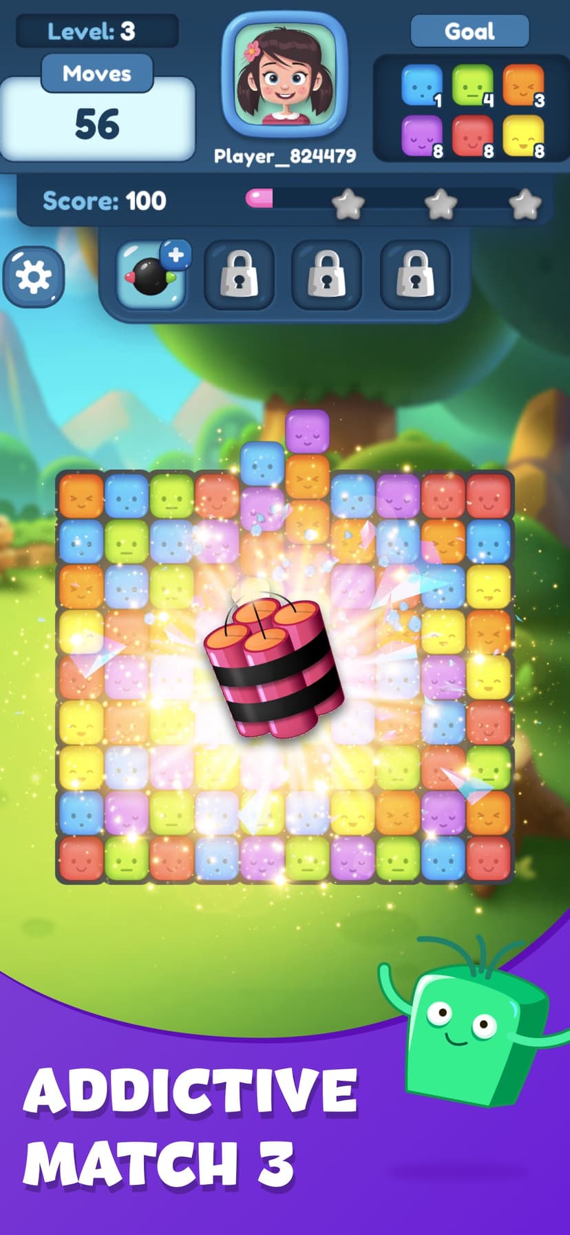 Pop Block Puzzle: Match 3 Game screenshot 1 - screenshot