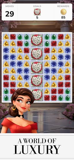 Diamond Jewels GFAL Puzzle screenshot 1 - screenshot