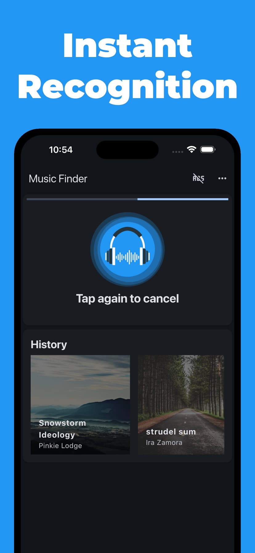 Music Finder - Recognize Songs screenshot 1 - screenshot