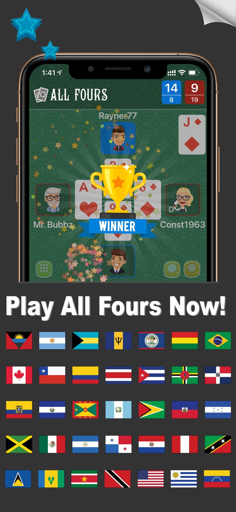 All Fours Trini Card Game screenshot 1 - screenshot