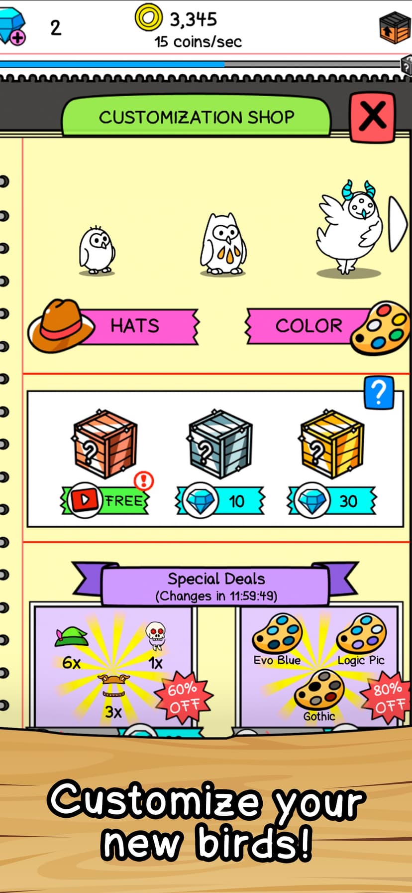 Birds Evolution Merge screenshot 4 - screenshot