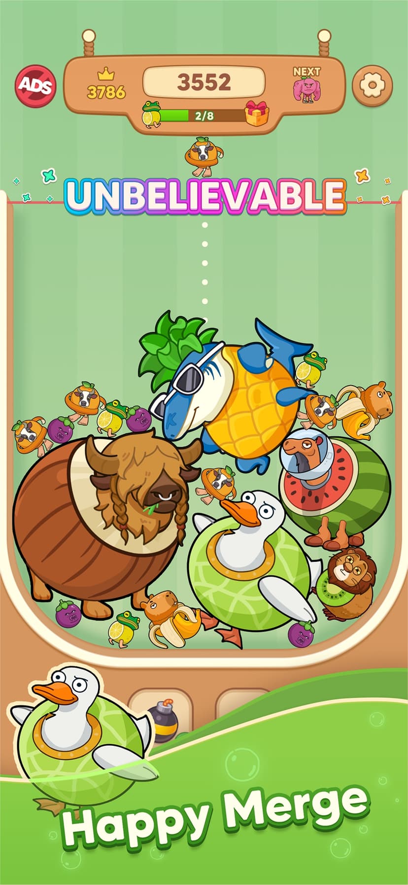 Mergedom: Drop Puzzle screenshot 1 - screenshot