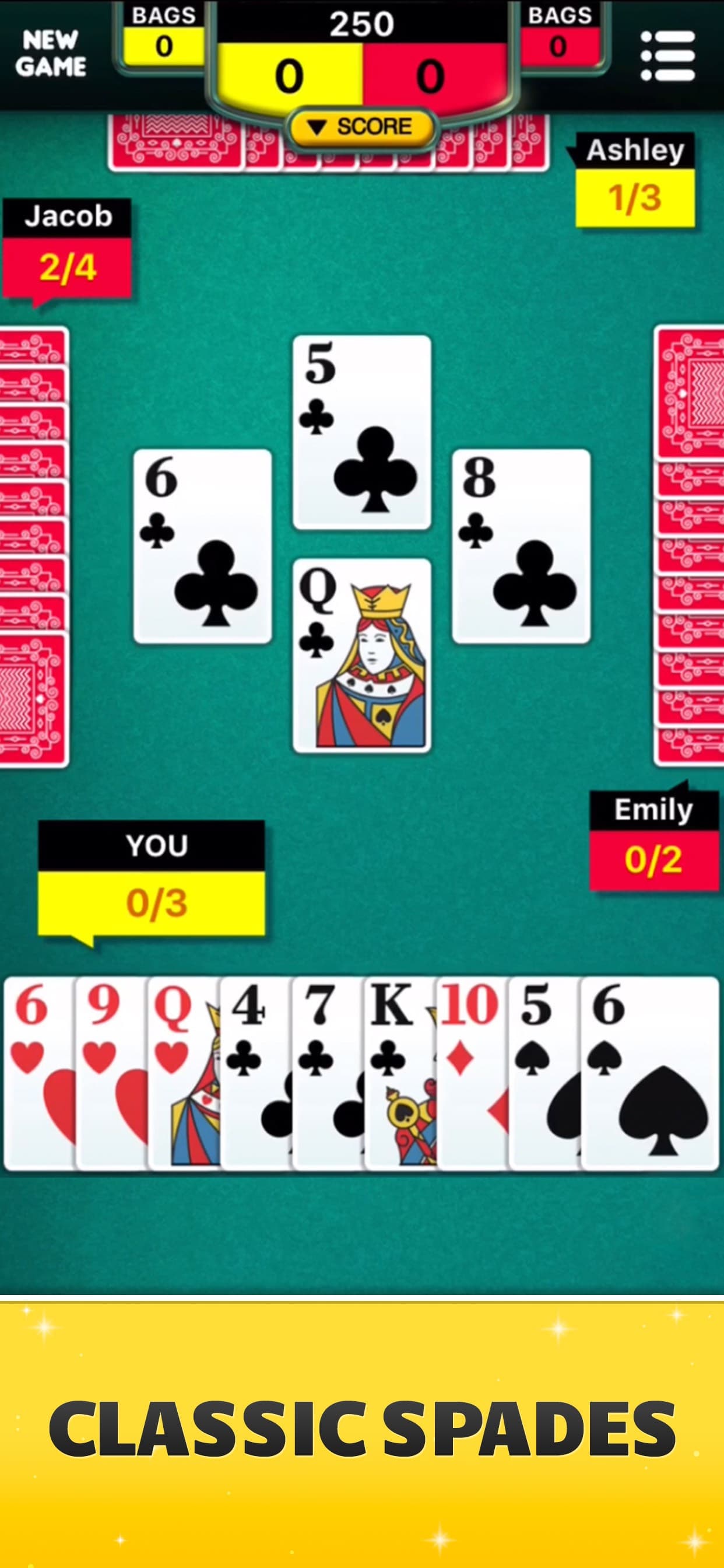 Spades * screenshot 1 - screenshot